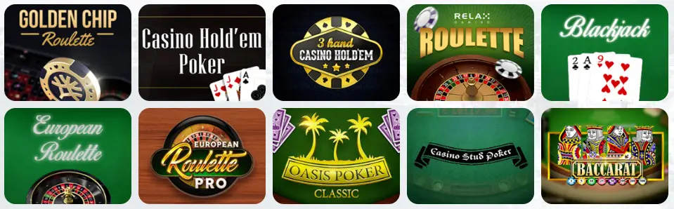Jeux de table au EURO PALACE CASINO