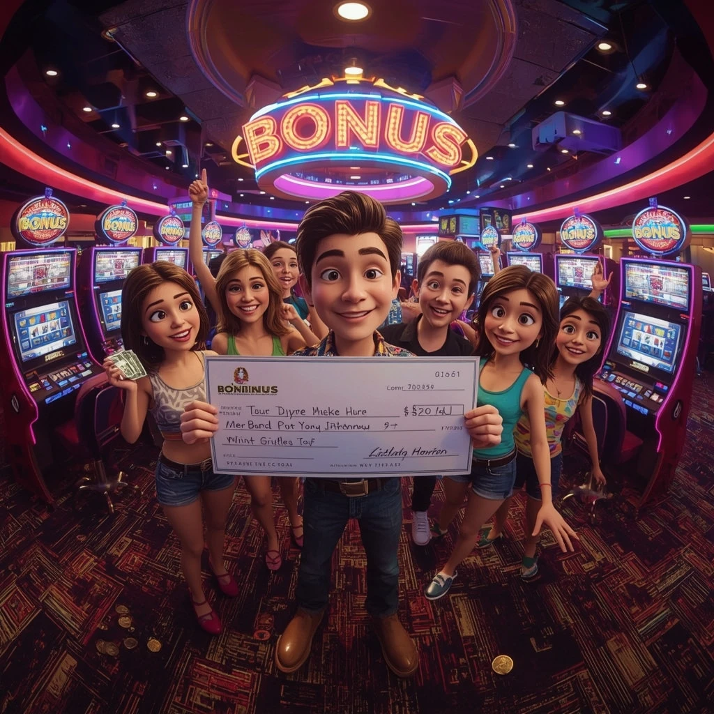 bonus dans les mains de l'homme au casino EURO PALACE CASINO