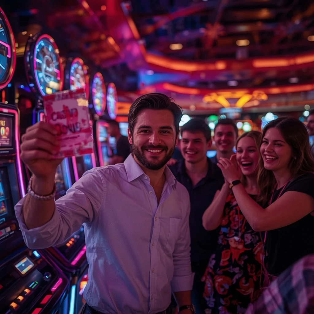une personne avec un bonus de Euro Palace Casino